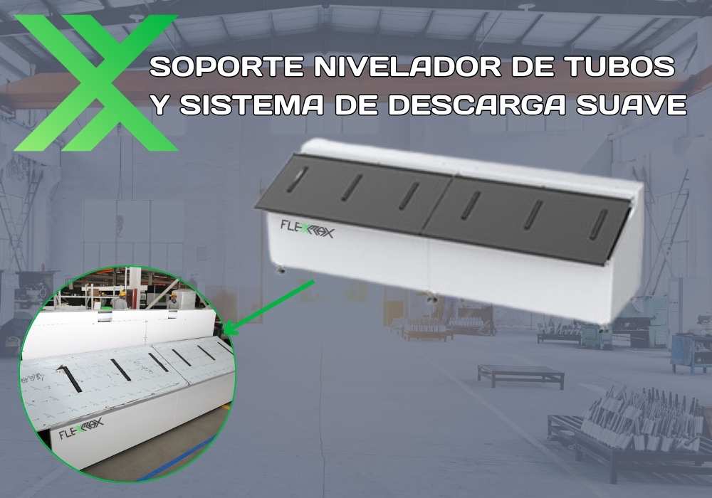Soporte flotante electrónico - hidráulico │ Nivela y NO maltrata el material al descargarlo | FlexMax México