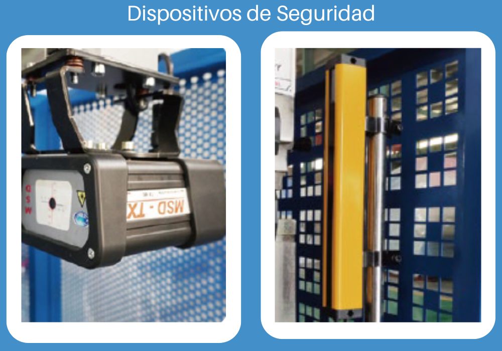 DISPOSITIVOS DE SEGURIDAD DISPONIBLES: | FlexMax México