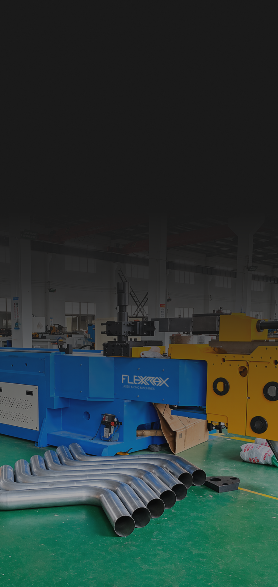 Dobladora CNC de Tubos Automática - Dobla de 38mm Hasta 115mm de Diámetro y Hasta 6mm de Grosor