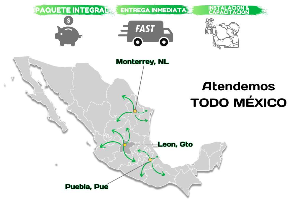 ENVIAMOS, INSTALAMOS Y CAPACITAMOS (PAQUETE TODO INCLUIDO): | FlexMax México