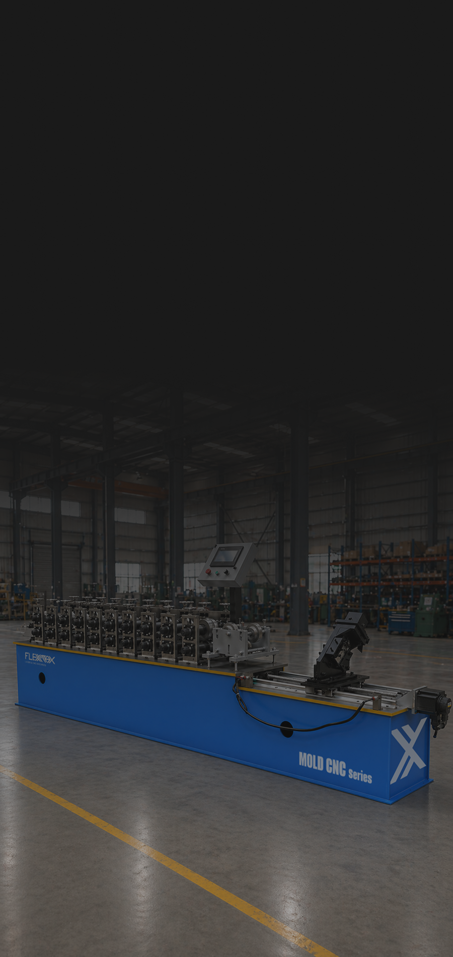 Formadora CNC Automática de Perfiles C/U/Z Perforados - Forma Placa de 0.5mm Hasta 3mm de Grosor